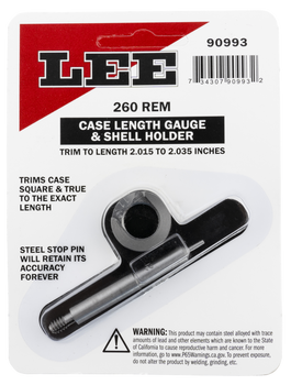 Lee Precision 90993 Case Length Gauge  260 Rem                                                                                                                                                          