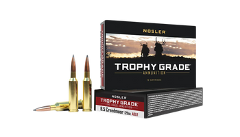 Nosler 60091 Trophy Grade Long-Range 6.5Creedmoor 129gr Nosler Spitzer AccuBond Long Range 20 Per Box/10 Case                                                                                           