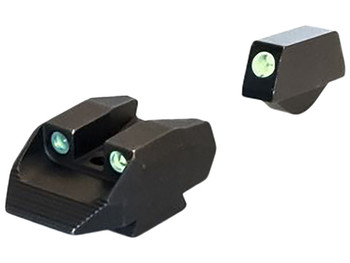 Kimber Mfg.,inc ML11231 K6S Night Sight Set Green/Tritium Black Outline Front Sight-Green/Tritium Black Outline Rear Sight