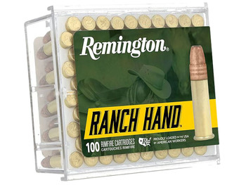 Remington Ammunition R21273 Ranch Hand Rimfire 22LR 38gr Copper Plated Hollow Point 100 Per Box/50 Case