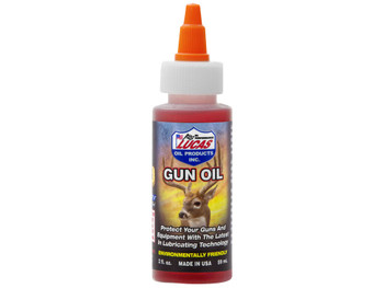 Lucas Oil 10006 Lucas Gun Oil Cleans, Lubricates, Prevents Rust & Corrosion 2 oz Squeeze Bottle