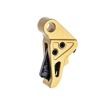 Tyrant CNC TDHCATTRIGGOLD/BLK  Trigger/Shoe Gold/Black Fits Springfield Hellcat Pro                                                                                                                     