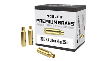 Nosler 10228 Premium Brass Unprimed Cases 300RemSAUM Rifle Brass 25/Box                                                                                                                                 