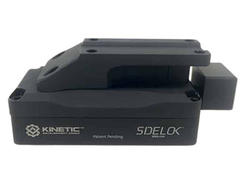 Kinetic Development Group SID5-220 Sidelock Trijicon MRO Mount Black Aluminum Compatible w/ Trijicon MRO/Trijicon MRO Patrol/Burris RT-1X