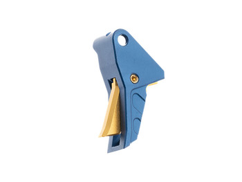 Tyrant CNC TDECHETRIGBLUE/GOLD I.T.T.S Trigger Blue/Gold Fits Springfield Echelon