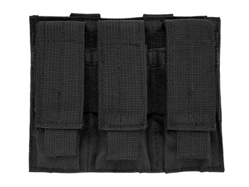 NcStar CVP3P2932B Triple Mag Pouch Black Nylon