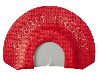 Johnny Stewart Wildlife Calls JSDIA6 Rabbit Frenzy Diaphragm Call Double Reed Rabbit Sounds Attracts Predator Species Red 45 Degree Cut