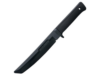 Cold Steel CS92R13RT Recon Rubber Trainer 7" Fixed Tanto Plain Black Santoprene