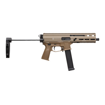 Grand Power Stribog SP45A3 .45 ACP  8" Sub Pistol PDW Tailhook Brace FDE