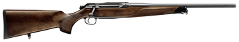 Sauer 80117094 505 Lux Full Size 308 Win 3+1 22" Matte Blued Threaded Barrel, Matte Blued Saddle Mount Steel Receiver, Grade 5 Wood Fixed Stock                                                         