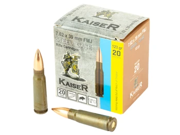 Kaiser Steel 7.62x39 123gr FMJ