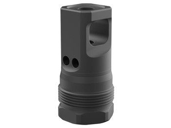 Breek Arms BRK4430 Echo Single Port Plan B Black Nitride Steel 1/2"x28 Threads 223 Cal/5.56mm
