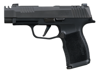 Sig Sauer 365XL380COMP10 P365XL 380 ACP 10+1 3.10" Black Ported Barrel, Black Nitron Stainless Steel Optic Cut/Ported/Serrated Slide, Black Stainless Steel Frame w/Picatinny Rail, Textured Grip, SIG-L
