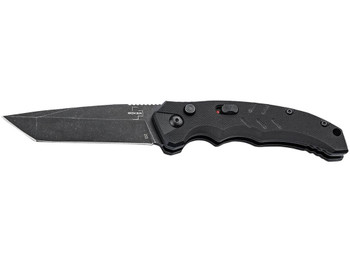 Boker 01BO797 Intention II 3.07" Folding Tanto Plain D2 Steel Blade Black G10 Handle