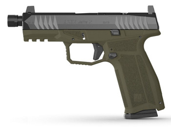 Arex Delta Gen.2 X Tactical Pistol - Olive / 9mm / 4.6" Threaded Barrel / 19rd / Optic-Ready