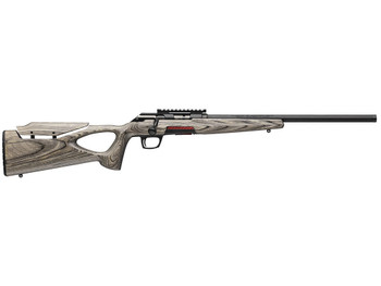 Winchester Repeating Arms 525227102 Xpert Target 22 LR 10+1 18" Matte Black Threaded Bull Barrel, Matte Black Picatinny Rail Steel Receiver, Gray Adj Comb & LOP Thumbhole Laminate Stock