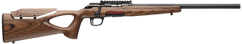 Winchester Repeating Arms 525228102 Xpert Target 22 LR 10+1 18" Matte Black Threaded Bull Barrel, Matte Black Picatinny Rail Steel Receiver, Brown Adj Comb & LOP Thumbhole Laminate Stock              