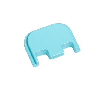 Timber Creek Outdoors GL43XSCPRE Glock 43X/48 Slide Cover Plate Robin's Egg Blue Aluminum                                                                                                               