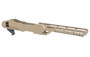 Timber Creek Outdoors ERC1022BB Enforcer Rifle Chassis Burnt Bronze Aluminum Fits Ruger 10/22 Compatible w/ MSR Buffer Tubes                                                                            