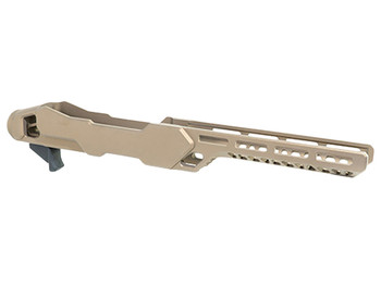 Timber Creek Outdoors ERC1022BB Enforcer Rifle Chassis Burnt Bronze Aluminum Fits Ruger 10/22 Compatible w/ MSR Buffer Tubes
