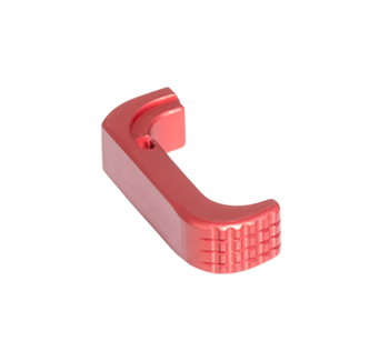Timber Creek Outdoors GL43XEMRR Glock 43X Extended Magazine Release Anodized Red Aluminum                                                                                                               