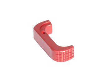 Timber Creek Outdoors GL43XEMRR Glock 43X Extended Magazine Release Anodized Red Aluminum