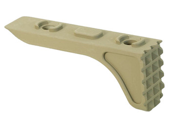 Timber Creek Outdoors MRBSFDE Rugged Barrier Stop Flat Dark Earth Aluminum M-LOK