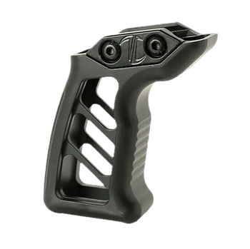 Timber Creek Outdoors EVFGBL Enforcer Vertical Foregrip Black Billet Aluminum                                                                                                                           