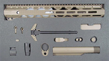 Timber Creek Outdoors TCGKD Greyman Complete Build Kit AR-15 Rifle Desert                                                                                                                               