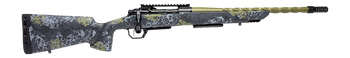 Horizon Firearms HRF-VE2-7MBC-16R Venatic 2 7mm BC 16" Sage Green Spiral Fluted Threaded Barrel, Black DLC Receiver w/Picatinny Rail, Arca Rail Forend, Artic Moss Iota EKO X Carbon Fiber Stock        