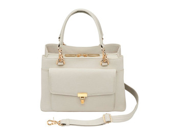 GTM GTM-32/ PB BONE LARGE SATCHEL CROSSBODY-COW