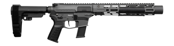 CMMG 45AEA70-TNG MkG 45 ACP 13+1 6.50" Black Nitride Threaded Barrel. Tungsten Cerakote Aluminum Receiver w/Picatinny Rail, M-LOK Handguard, Black Polymer CMMG RipBrace, CMMG Zeroed Grip, Ambidextrous