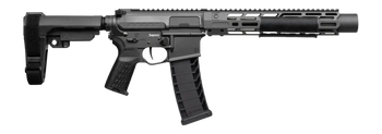CMMG 94A68CD-TNG Zeroed Banshee Mk4 9mm Luger 33+1 6.50" Black Nitride Threaded Barrel, Tungsten Cerakote Aluminum Receiver w/Picatinny Rail, M-LOK Handguard, Black Polymer CMMG RipBrace, CMMG Zeroed 
