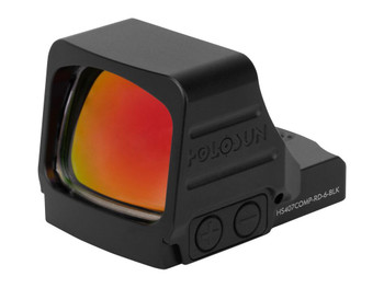 HOLOSUN HS407COMP-RD-6-BLK REFLEX SIGHT 6MOA DOT
