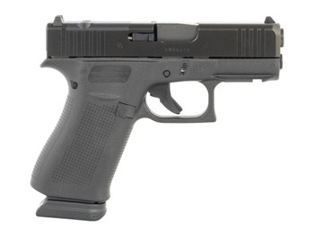 Glock UX4350203FRMOS G43X MOS 9mm Luger 15+1 3.41" Black GMB Barrel, Black Steel Serrated w/Optic Slide, Black Polymer Frame w/Accessory Rail, Ambidextrous, USA Made