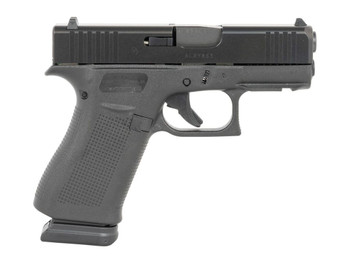 Glock UX4350203FR G43X 9mm Luger 15+1 3.41" Black GMB Barrel, Black Steel Serrated w/Optic Slide, Black Polymer Frame w/Accessory Rail, Ambidextrous, USA Made