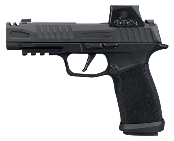 Sig Sauer 365XF9COMPRXSL P365 Fuse COMP 9mm Luger 21+1 3.70" Black Barrel, Black Nitron Stainless Steel Integrated Compensator/Optic Ready/Serrated Slide, Black Stainless Steel Frame w/Beavertail & Pi