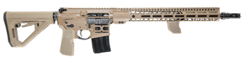 Cnc Firearms CNCFXN6 Faxon FF-15 Limited Edition 6mm ARC 16" Black Nitride Gunner Barrel, Flat Dark Earth Cerakote Aluminum Receiver w/Picatinny Rail, M-LOK Handguard, Magpul DT Flat Dark Earth Polyme