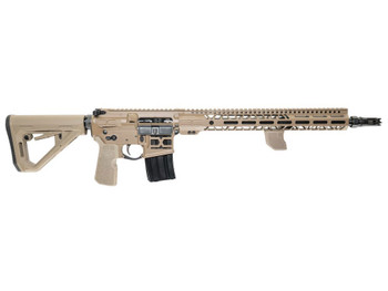Cnc Firearms CNCFXN6 Faxon FF-15 Limited Edition 6mm ARC 16" Black Nitride Gunner Barrel, Flat Dark Earth Cerakote Aluminum Receiver w/Picatinny Rail, M-LOK Handguard, Magpul DT Flat Dark Earth Polyme