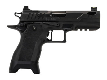 Oa Defense 2311 Pro w/Plus Kit Compact Frame 9mm Luger 17+1 4.25" Black DLC Black Steel Optic Ready/Serrated Slide, Black Aluminum Frame w/Picatinny Rail, Black Polymer Grip, Ambidextrous