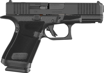 Glock P61950203 G19 Gen6 9mm Luger 15+1 4.02" Black GMB Barrel & Optic Ready/Serrated Slide, Black Polymer Frame w/Accessory Rail, Interchangeable Backstrap Grip, Ambidextrous                         