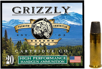 Grizzly Ammo GC41M5   41Mag 265gr Wide Flat Nose Gas Check 20 Per Box/10 Case                                                                                                                           