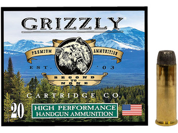 Grizzly Ammo GC41M4 41Mag 250gr Wide Flat Nose Gas Check 20 Per Box/10 Case