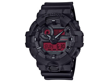 GSHOCK GA700BBR1ACR ANALOG DIGITAL BLK/RED