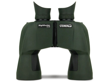 Steiner 2070 Nighthunter 8x56mm BaK-4 Porro Prism, Auto Focus, Matte Green Makrolon w/Rubber Armor