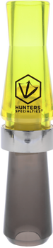 Hunters Specialties HS-WF-SRGC E-Z-E Plucker Short Reed Goose Call Black/Yellow Polycarbonate                                                                                                           