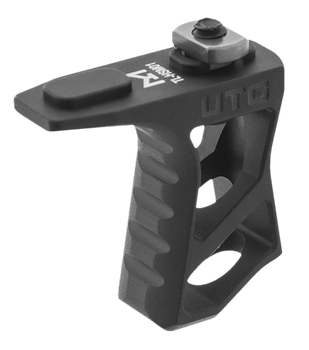 Leapers TLHSM01 Ultra Slim Handstop Black Aluminum                                                                                                                                                      