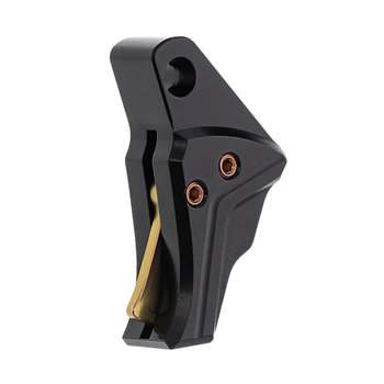 Tyrant CNC TDGTRIG34BLACKGOLD I.T.T.S Trigger/Bar Black/Gold Fits Glock Gen3-4                                                                                                                          