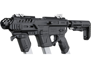 Recover Tactical PIXPMGST01 P-IX+MG PG9 SR20 Metal Front Guard Black
