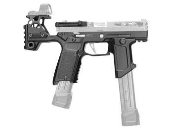 Strike Industries SMCAP320SV2BLK Modular Stock Alpha MKII Black Aluminum Fits Sig Sauer P320 Ambidextrous